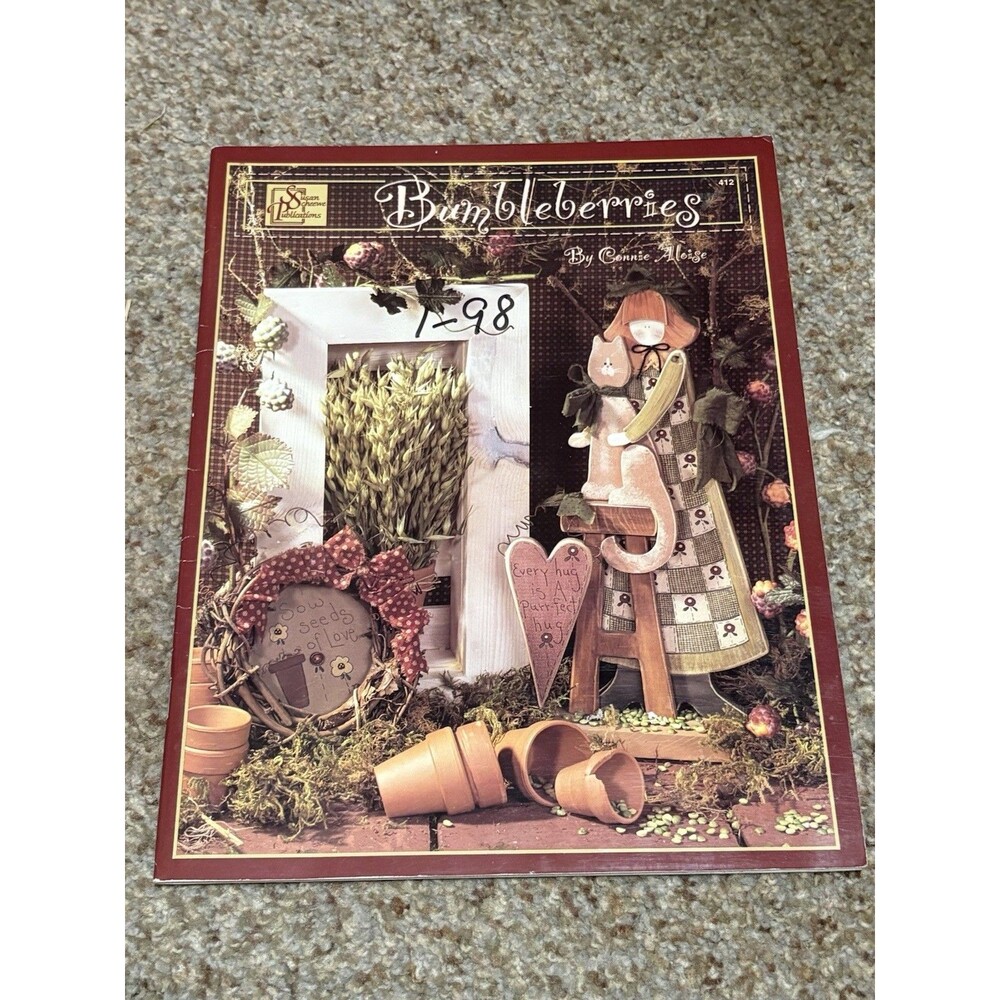 Bumbleberries Connie Aloise 1997 Folk Art Painting Pattern Book Scheewe 412